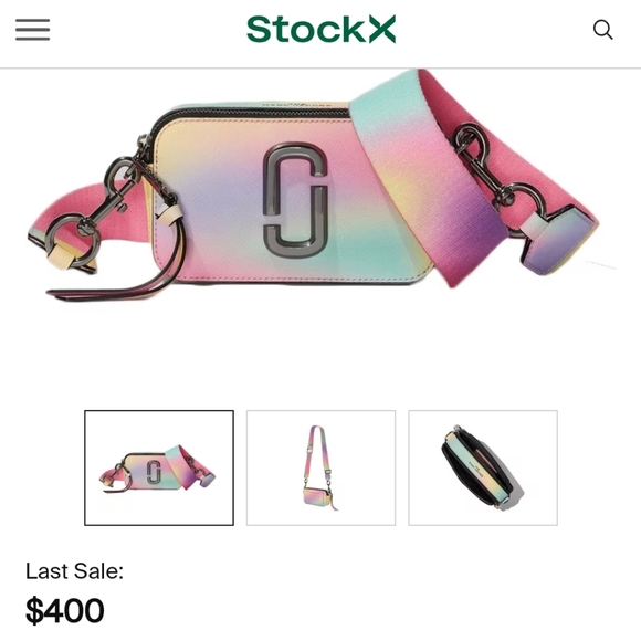 💥SALE🌈Snapshot The Marc Jacobs airbrush snapshot multicolor purse crossbody bag - Picture 4 of 17